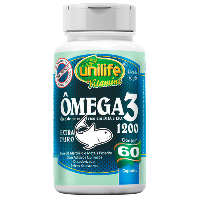 Ômega 3 Extra Puro 1200mg 60 caps Unilife