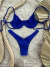 Biquíni Tiras na lateral - Azul - comprar online