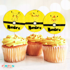 Kit imprimible Pikachu - Textos editables - tienda online