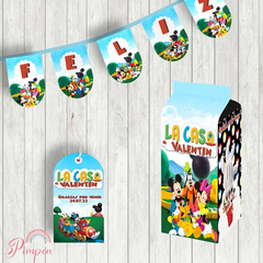 Imagen de Kit Imprimible La Casa De Mickey Mouse - TEXTOS EDITABLES