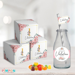 Kit Imprimible Rosas Shabby Chic - PERSONALIZADO - tienda online