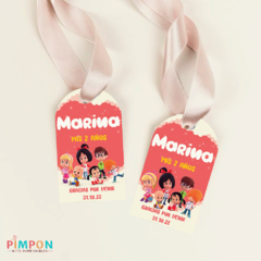 Kit Imprimible Cleo Y Cuquin - rosa - Textos Editables en internet