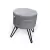 Butaca Design con guardado gris