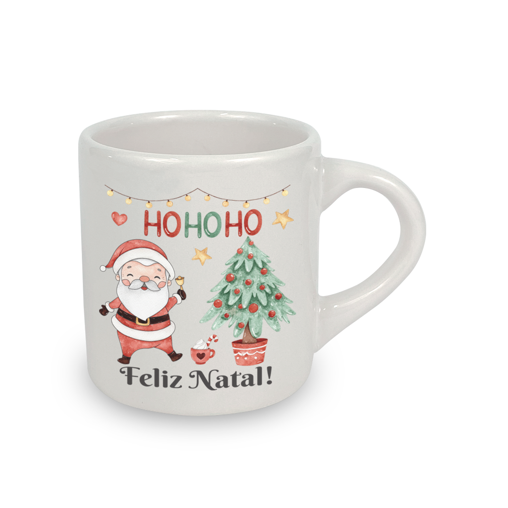 Caneca Feliz Natal Ho-Ho-Ho Repleto De Ha-Ha-Ha Presente - Minha Caneca