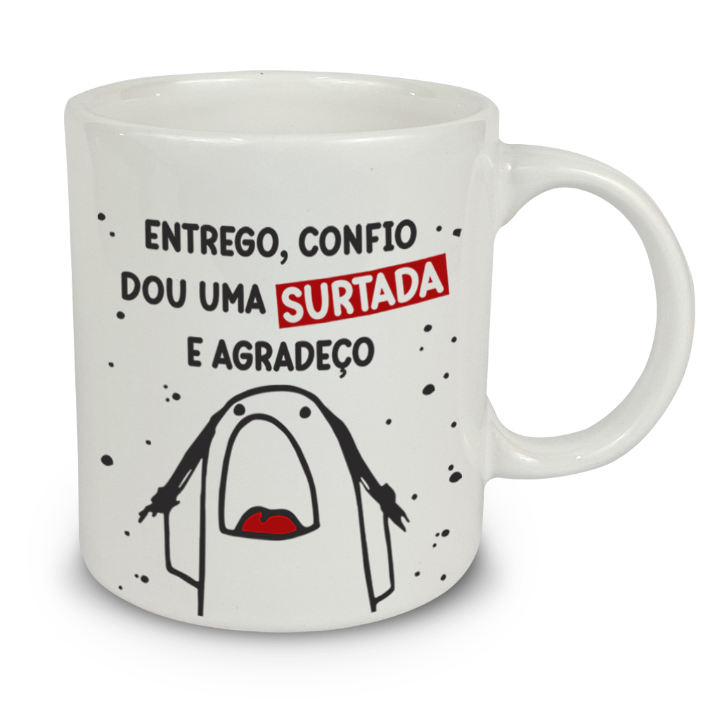 Caneca Flork Meme Hep bardei tiu iu Aniversário