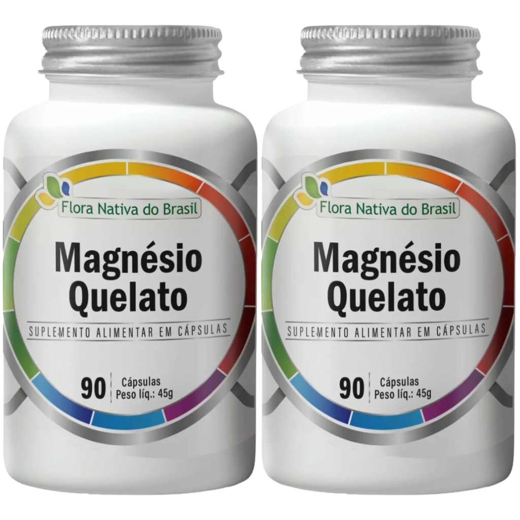 Magnésio Quelato 90 Cápsulas - 1 Frasco