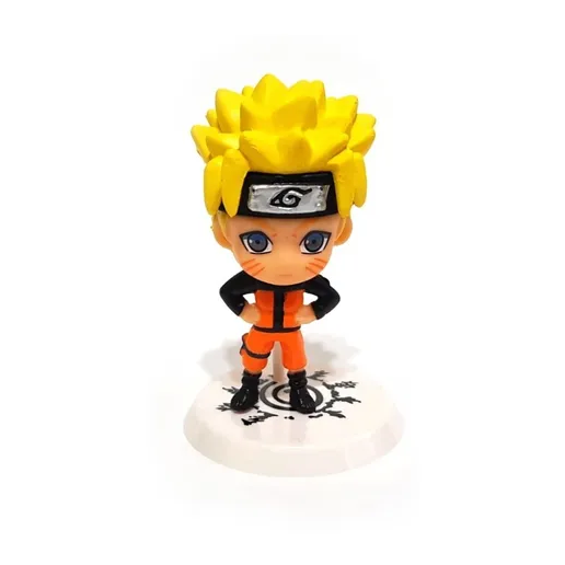 Boneco Miniatura Com Base Coleção Naruto Brinquedo Criança Pvc Sasuke Uchiha  I