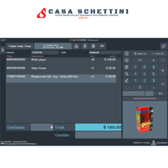 Software StarPos Market Facturación Electrónica con manejo de Stock y Administración - CASA SCHETTINI - Equipamiento para comercios y empresas