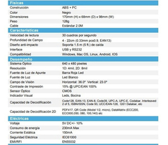 Imagen de 3nstar Sc402 Lector Código Barras 1D+2D Lectura Automática Base Qr Dni PDF417 Datamatrix Córdoba
