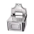 SALEIRO DE PAREDE AÇO INOX 700G MAK.INOX