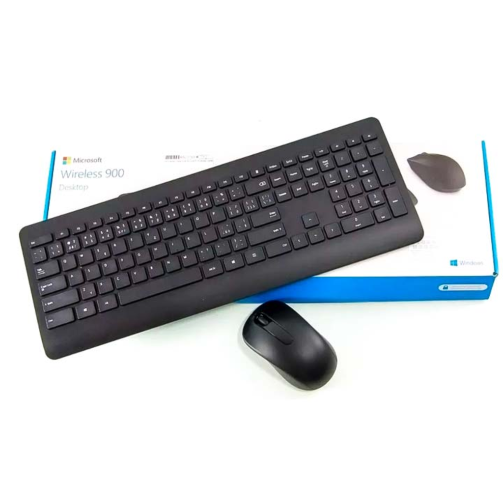 Kit de Teclado y Mouse MICROSOFT Wireless Desktop 900, Negro, 1000 DPI