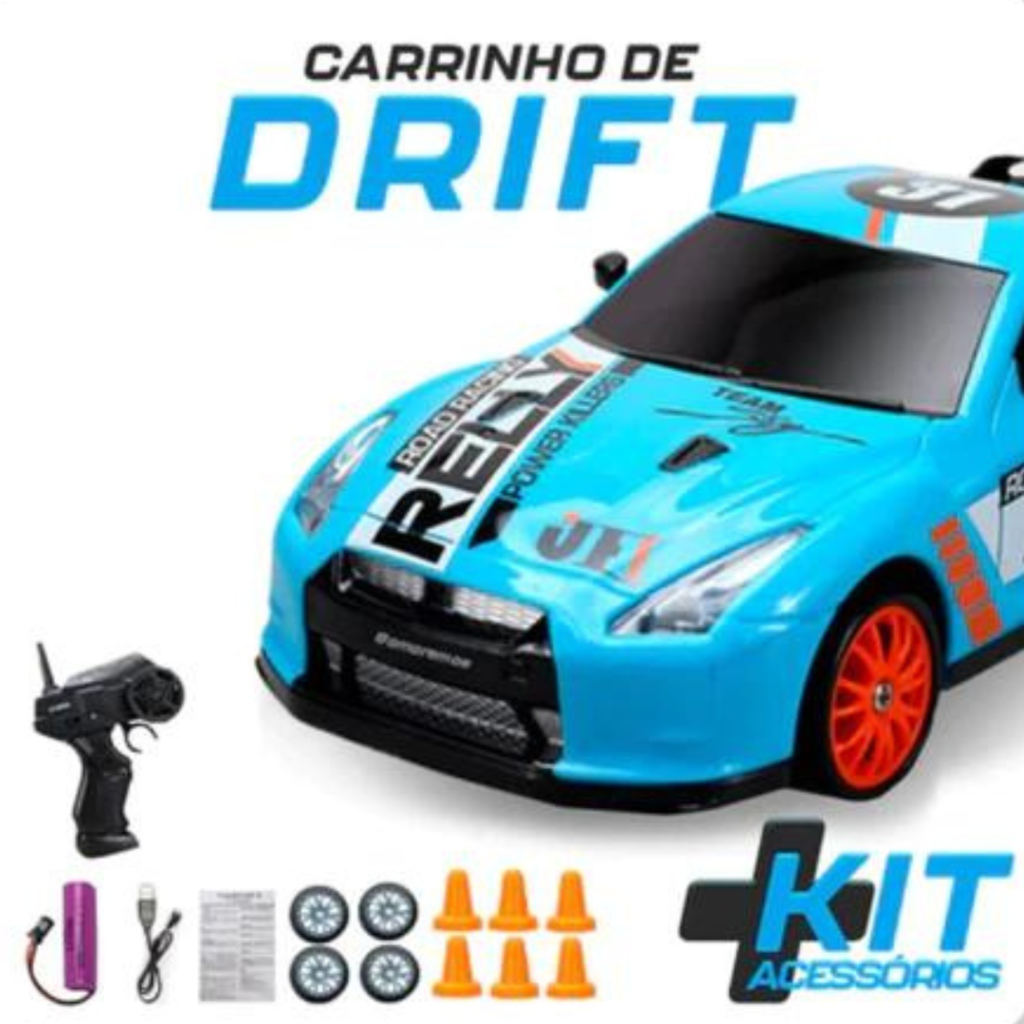 COMPRE 1 LEVE 2] Carrinho de Drift por Controle Remoto Turbo Racing +