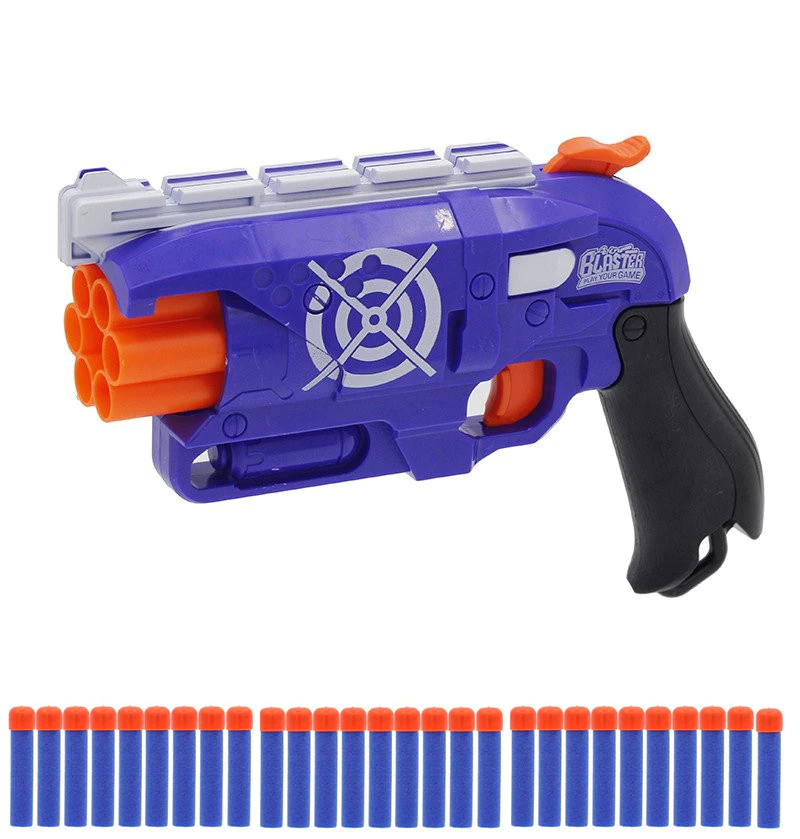 Arma De Dardos Em Estilo NERF + 20 Dardos