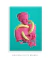Quadro Decorativo para quarto sala Escultura Pink