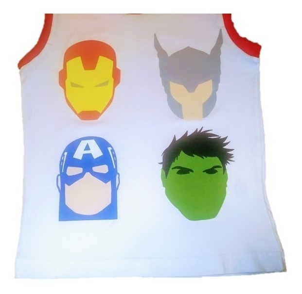 Remera Musculosa Avengers Marvel - Comprar en Cochitas