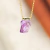 Colar de Ametista no Banho de Ouro 18k - comprar online