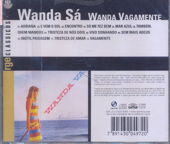 CD Wanda Sá - Vagamente (1964)