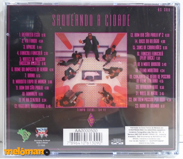 CD Joelho De Porco - Saqueando A Cidade (1983) CD Joelho De Porco - Saqueando A Cidade (1983)