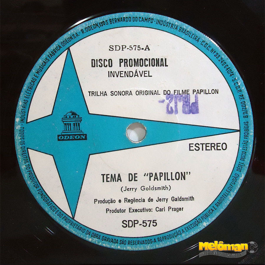 Vinil Papillon - Trilha Sonora Original Do Filme (1973)