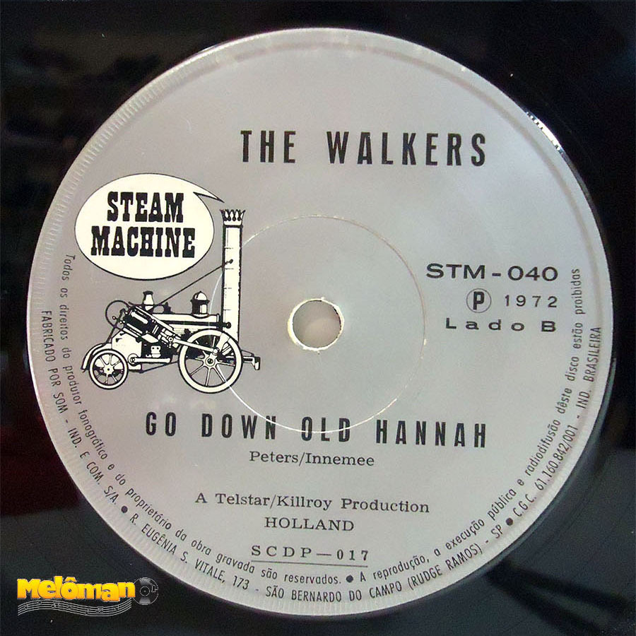 Vinil The Walkers I Adore Her / Go Down Old Hannah (1972)