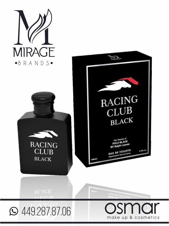 RACING CLUB BLACK MEN - Comprar en OSMARCOSMETICS