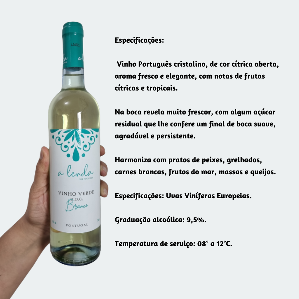 Vinho Verde Branco A Lenda Portuguesa