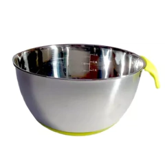 BOWL ACERO INOXIDABLE CON BASE Y ASAS ANTIDESLIZANTE 21 CM