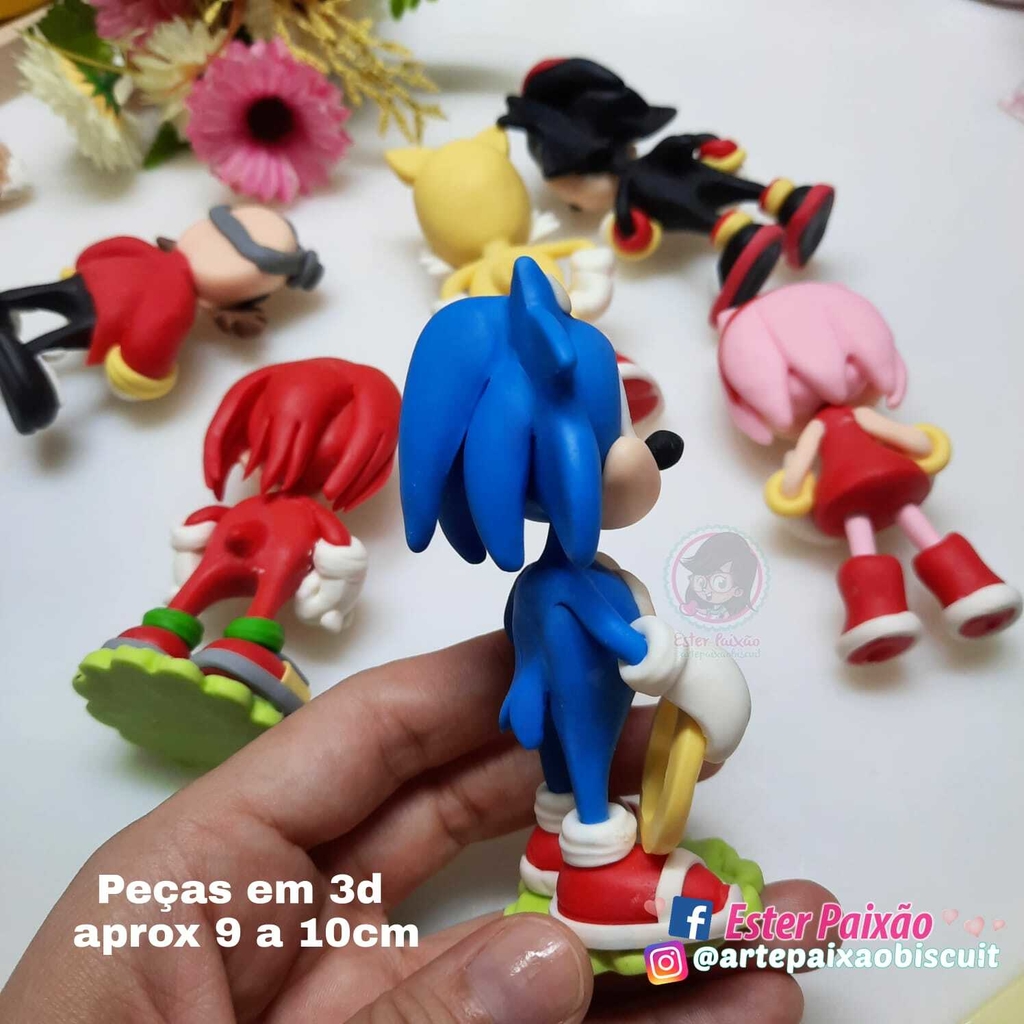 Personagens Sonic em Biscuit