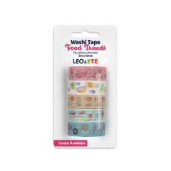 Washi Tape Food Trends 15Mmx5M 5 Und
