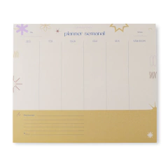 Planner Bloco Semanal Divirta-se 24,5x20,3