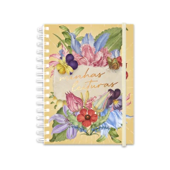 Planner Literário Floral - 15x21 (Com Brindes) - comprar online