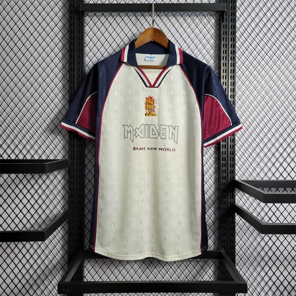 Camiseta Suplente Iron Miden Retro West Ham 1999