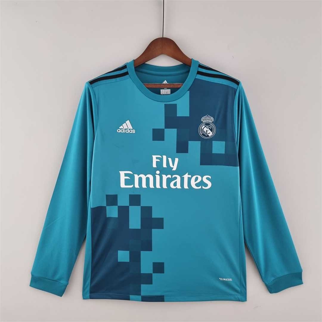 Camiseta Tercera Equipación Manga Larga Real Madrid 17-18