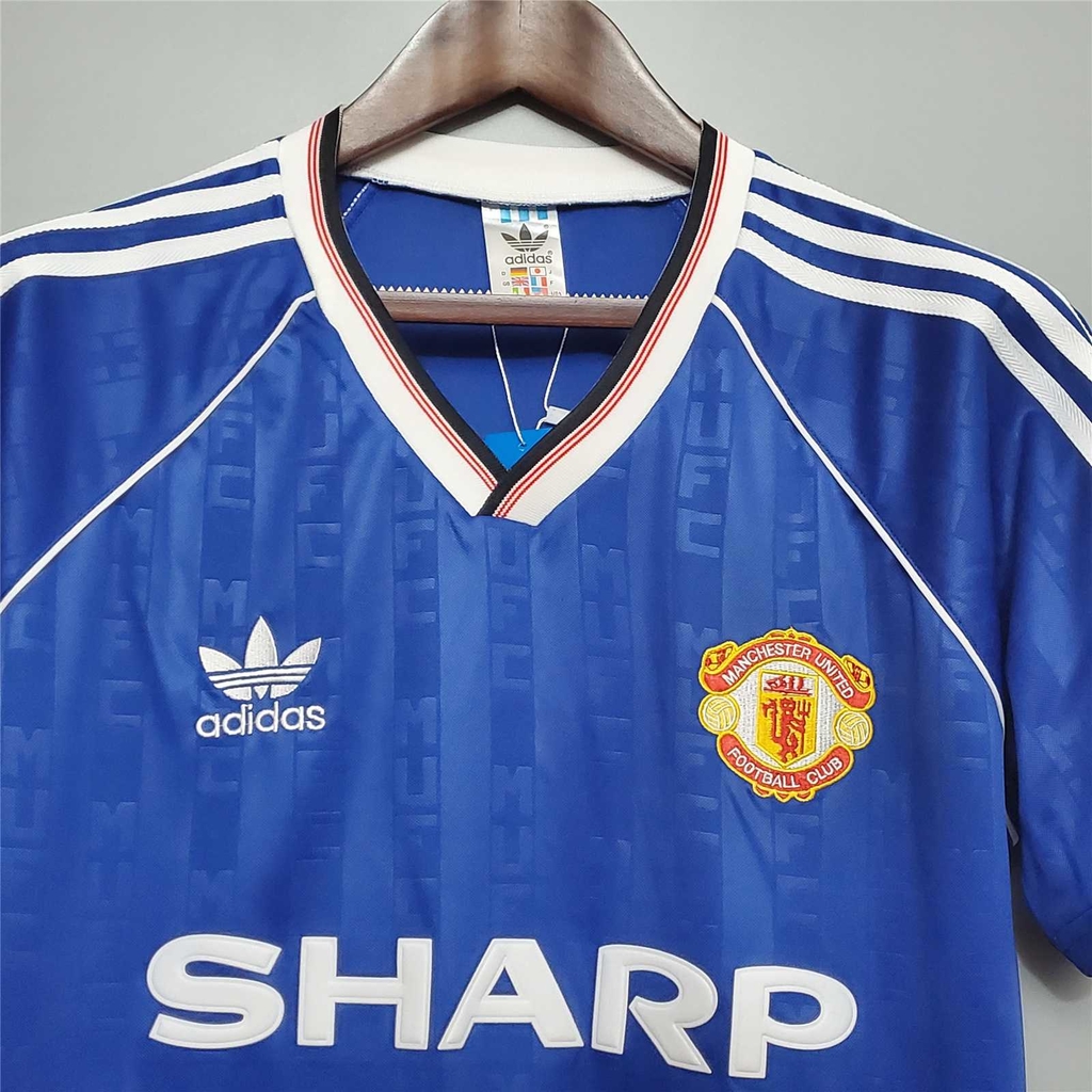 Camiseta Visitante Retro Manchester United 88-89