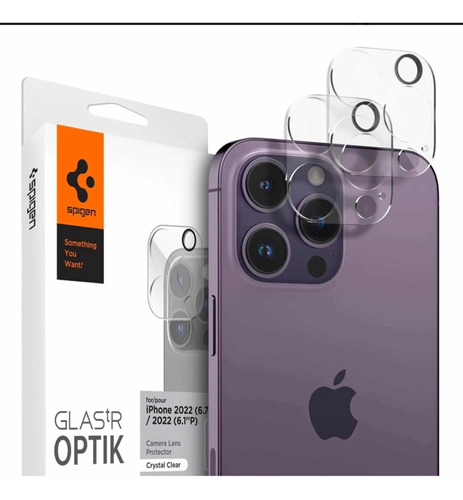 Vidrio Templado Spigen Camara Para iPhone 14 Pro 14 Pro Max