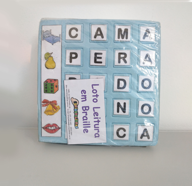 Loto Leitura em MDF Loto Leitura Material Educativo