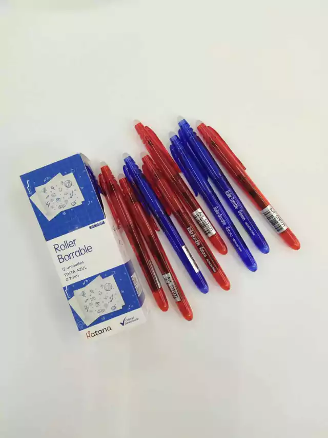 Boligrafo Roller Gel Borrable Katana color Azul