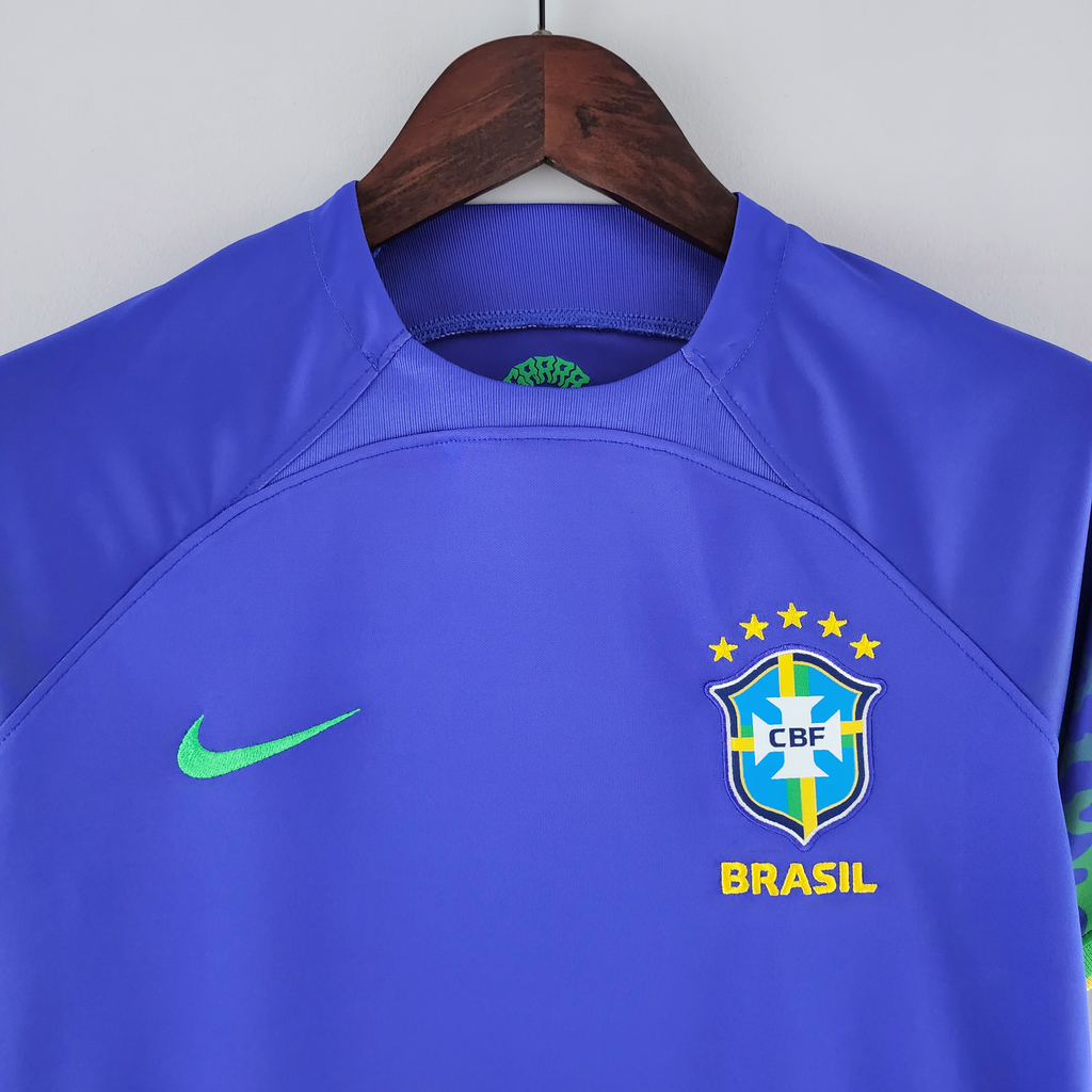 Camisa Seleção Brasileira II 2022 Torcedor Nike Feminina - Azul | In