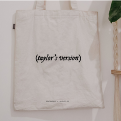 Tote bag "taylor's version"