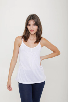 Musculosa Bretel Frunce Nico en internet