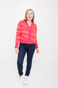 Cardigan Cebra Fucsia en internet