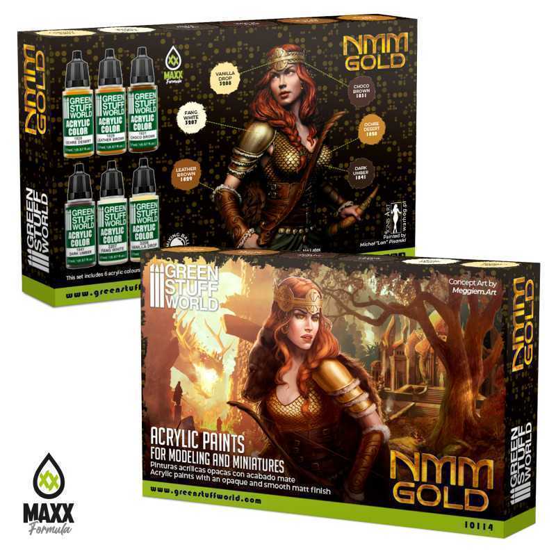 Kit de Tintas NMM GOLD - Non Metallic Metal - RPG