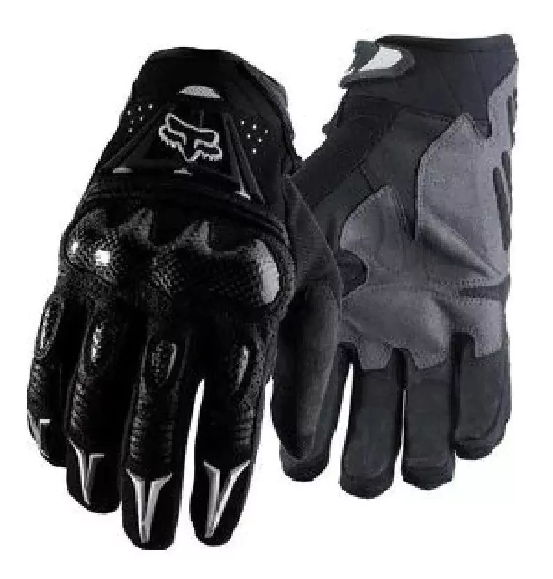 Guantes Fox Bomber Negro - Just Ride Motorcycle Store