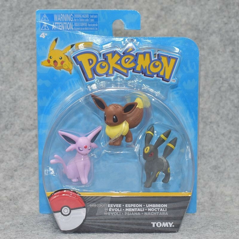 Evoluções do Eevee - Pelúcias de Pokémon - Espeon, Umbreon