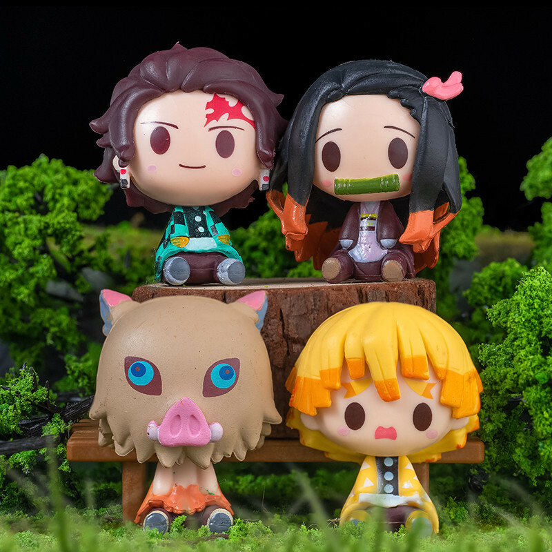 Brinquedo Boneco Demon Slayer Nezuko Tanjiro Rengoku Novo