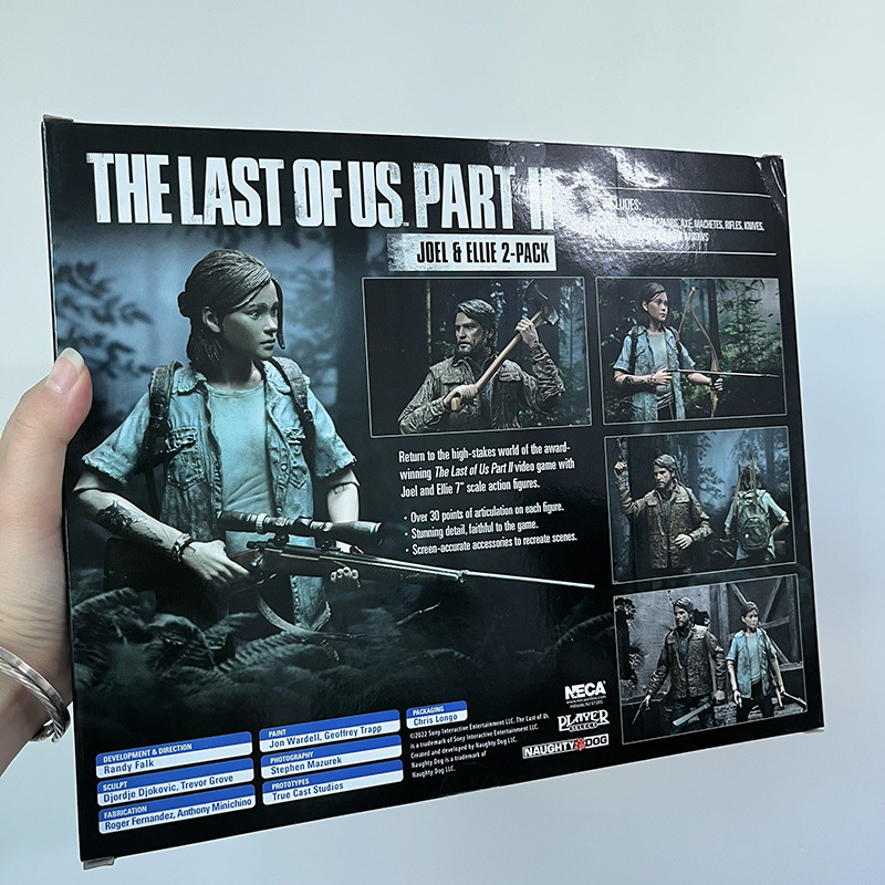 The Last of Us Part 2: Action Figures Ellie e Joel 7″ Neca