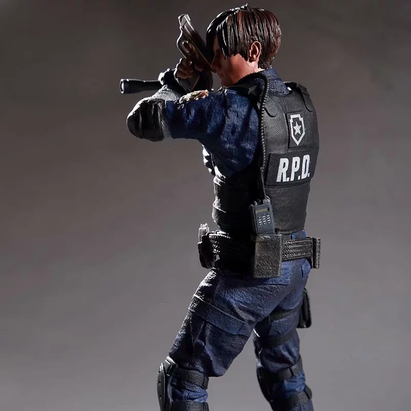 Estátua Leon S. Kennedy: Resident Evil 2 Remake Biohazard RE: 2 Remake -  Toyshow Tudo de Marvel DC Netflix Geek Funko Pop Colecionáveis