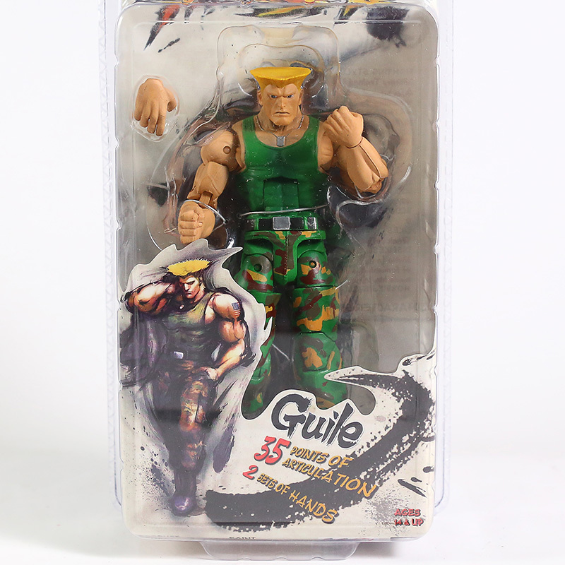 Guile - NECA (Street Fighter) - escala 1/12 (Bootleg/Paralelo