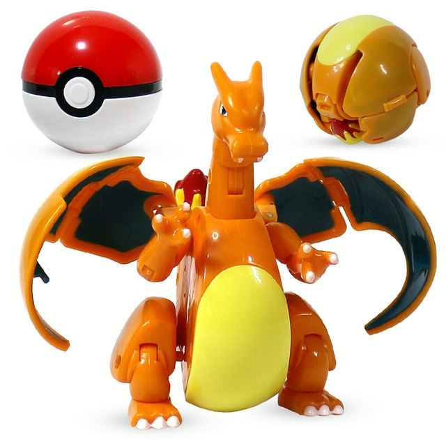 Bonecos Articulados Pokémon nas Pokeballs