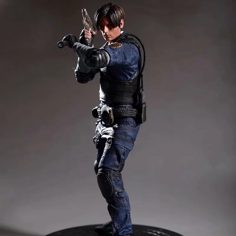 Estátua Leon S. Kennedy: Resident Evil 2 Remake Biohazard RE: 2 Remake -  Toyshow Tudo de Marvel DC Netflix Geek Funko Pop Colecionáveis